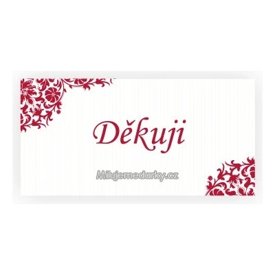 komplimentka k dárku: Děkuji