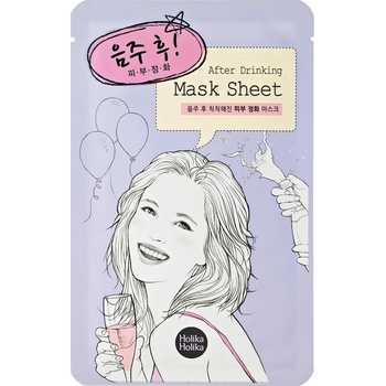 Holika Holika Mask Sheet After čistící maska na obličej After Drinking 18 ml