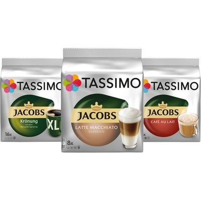 Tassimo káva Jacobs Kronung XL Mild XL Sada 3 x 16 ks