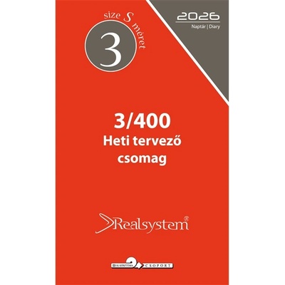 REALSYSTEM 3/400 годишен седмичен график пръстен календар аксесоар 3400-00 (3400-00)