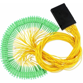 Conneu PLC сплитер 1х64 с SC-APC конектори, ABS Box, Conneu (CNPLC-164-SCA1-SCA1-BOX)