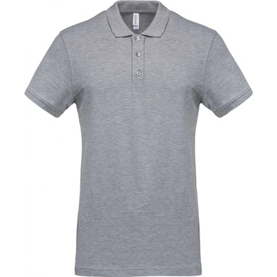 Kariban pánská polokošile Stitch Oxford šedá