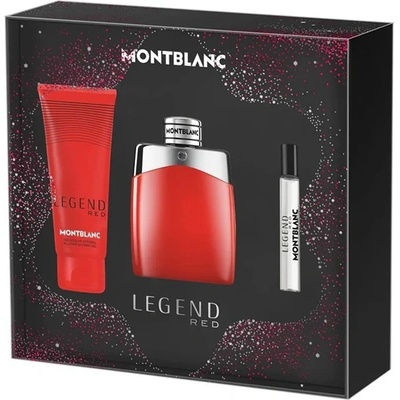 Mont Blanc Legend Red Комплект (EDP 100ml + EDP 7.5ml + SG 100ml) за Мъже