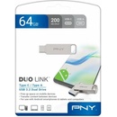 Image 1 of PNY Duo-Link 64GB USB 3.2 P-FDI64GDULINKTYC-GE