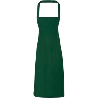 Premier Workwear Zástěra s laclem z biobavlny bez kapsy PR102 Bottle Pantone 560 60x87cm