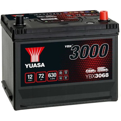 YUASA 3000 72Ah 630A right+ (YBX3068)