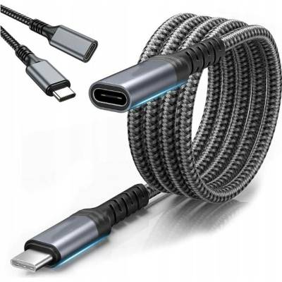 Prodlužovací USB-C kabel Zenwire 2 m Power Delivery 100W 5A 10 GB/s 4K 60 Hz