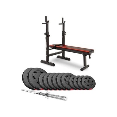 Hop-Sport Činkový set PREMIUM 69kg s lavicou HS-1080