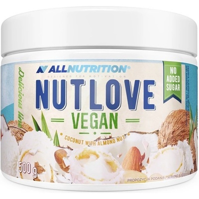 ALLNUTRITION NUTLOVE Vegan kokos-mandľa 500 g