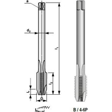 Závitník strojní metrický HSS/2N Bučovice - M6