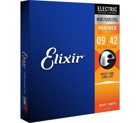 Elixir 009-042 Nanoweb Super Light 12002