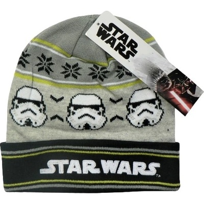 chlapecká zimní čepice Star Wars Světle šedý melír