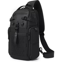 Ozuko BUSINESS batoh cez rameno + zámok Urban Čierny 13L