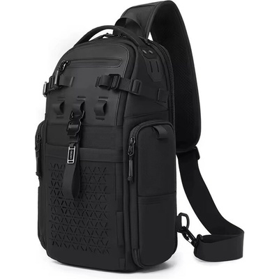 Ozuko BUSINESS batoh cez rameno + zámok Urban Čierny 13L