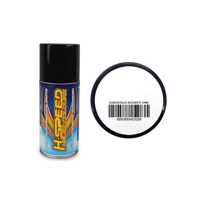 H-Speed farba v spreji metalická 150 ml biela