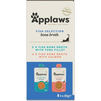 Applaws Cat rybí výběr ve vývaru 16 x rybí výběr 2 druhy 85 g