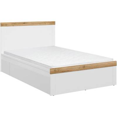 BRW Holten dřevo světle hnědé bílá S440-LOZ/120