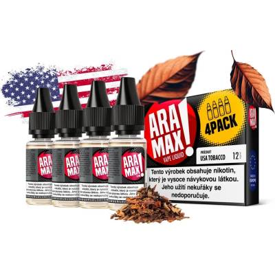 Aramax 4Pack USA Tobacco 4 x 10 ml 18 mg