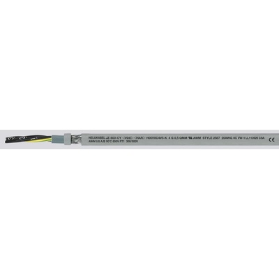 Helu JZ-603-CY 83732-1000 riadiaci kábel 4 G 0.75 mm² 1000m sivá