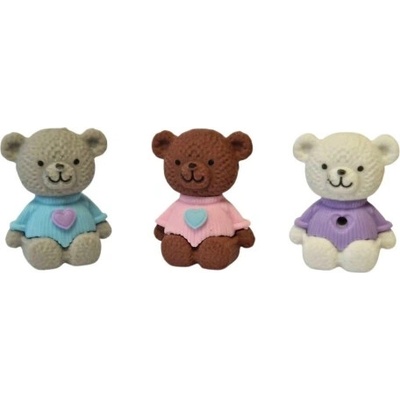 Guma mazacia medveď 4x3cm - náhodná -