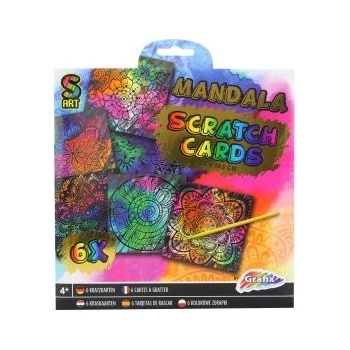 Škrabacie obrázky 6 ks