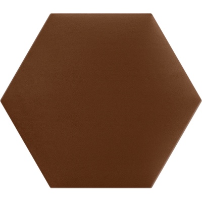 Čalouněný nástěnný panel HEXAGON 40x35 cm jantarová MyBestHome