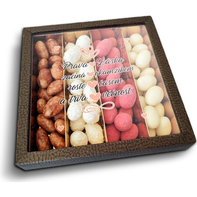 Sablio Mandle v čokoládě Pravá láska 4x 80 g
