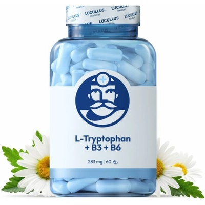 Dr. LUCULLUS L-Tryptophan+B3+B6 60 ks