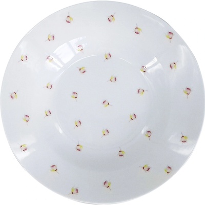 Hluboký porcelánový talíř Ronda Poetica, ø 23 cm, květinový motiv, by inspire