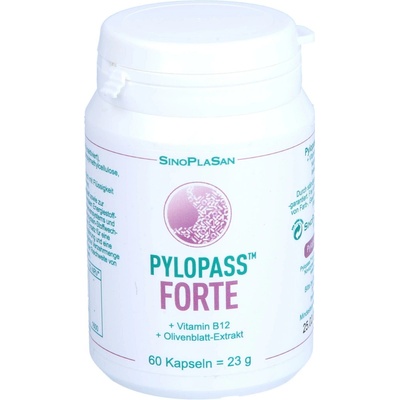 SinoPlaSan Pylopass Forte pomoc v boji s baktériou Helicobacter pylori 60 kapsúl