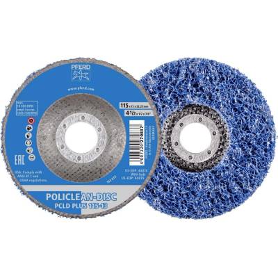 PFERD TOOLS 44698009 PFERD TOOLS POLICLEAN Plus PCLD Ø115x13 mm otvor Ø 22,3 mm pro hrubé čištění (1) 115 mm 1 ks