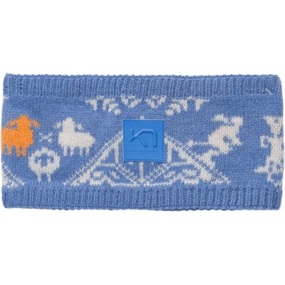 Kari Traa SAGA KNIT vlnená Modrá Biela