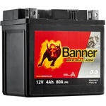 Banner 4Ah 80A right+ YTX5L-BS