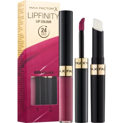 MAX Factor Lipfinity Lip Colour дълготрайно червило с балсам цвят 040 Vivacious 4.2 гр