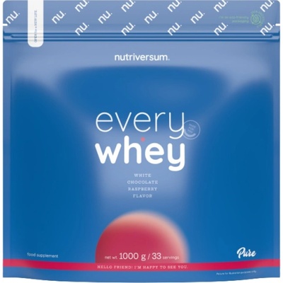 Nutriversum Every Whey | 100% Whey Protein Concentrate [1000 грама] Бял шоколад с малини