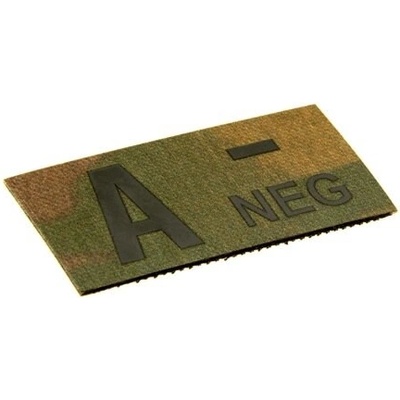 Nášivka krevní skupina IR Clawgear® – A -, Multicam®