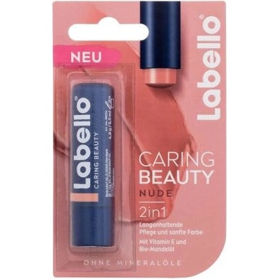 Labello Caring Beauty Nude farebný balzam na pery 4,8 g