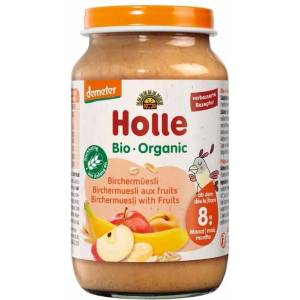 Holle Био плодово пюре Holle - Десерт мюсли бирхер, 220 g (BB210498) - baby