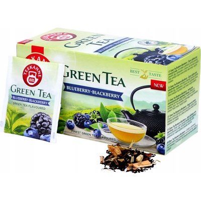 Teekanne Zelený čaj Čučoriedka & Ostružina 20 x 1,75 g
