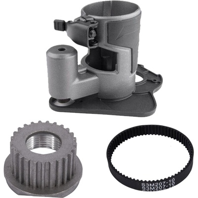 Odsazená základna + řemenice + ozubené kolo pro multifunkční frézku XTLINE XT106400