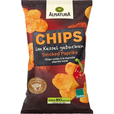 Alnatura Bioland chipsy kotlíkové smoked paprika 125 g