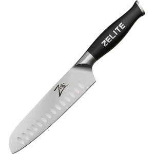 Zelite Comfort Pro серия, 7" нож сантоку, 56 HRC, неръждаема стомана (GE-SANT-56RW) (GE-SANT-56RW)