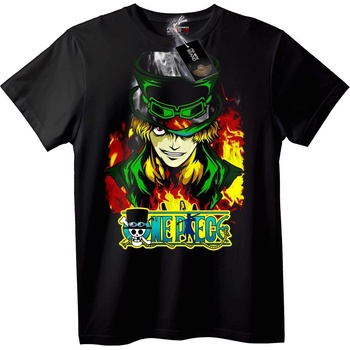 NOONEBRAND Тениска One Piece Sabo - L, Black