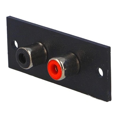 Zdířka CINCH panel 2x na podložce 20x52mm | Zboží Auto