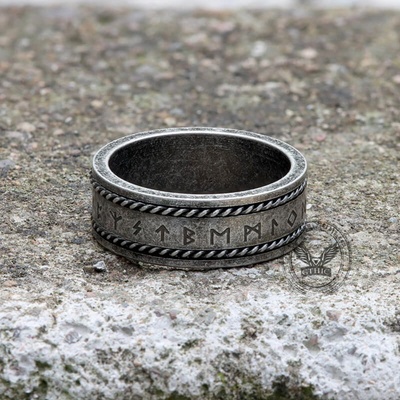NNM пръстен скандинавски Runes Twist Chain Viking - 11171-RO-BXG