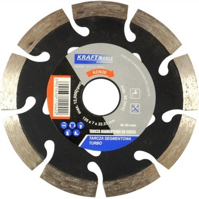 Kraft & Dele Diamantový kotouč 125 mm KD926