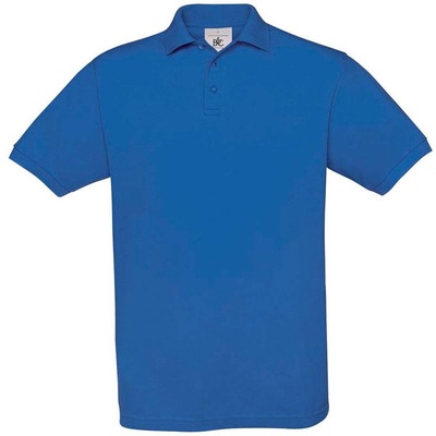 B&C Safran Piqué polo tričko modré royal