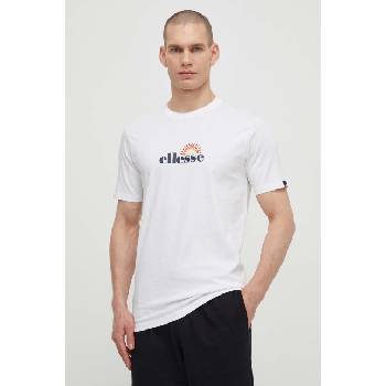 Ellesse Памучна тениска Ellesse Trea T-Shirt в бяло с принт SHV20126 (SHV20126)