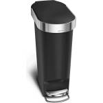 simplehuman - Кошче за отпадъци Slim 40 л, черно CW1390 (CW1390)