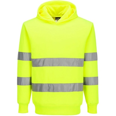 Portwest Mikina ES304 Essential Hi-Vis Hooded Sweatshirt reflexní žltá